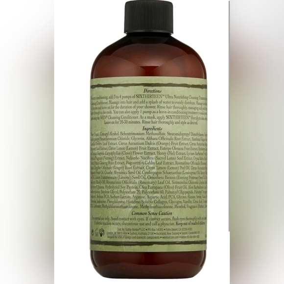 NEW Wen Sixthirteen Ultra Nourishing Cleansing Treatment - 12 oz - Picture 6 of 6